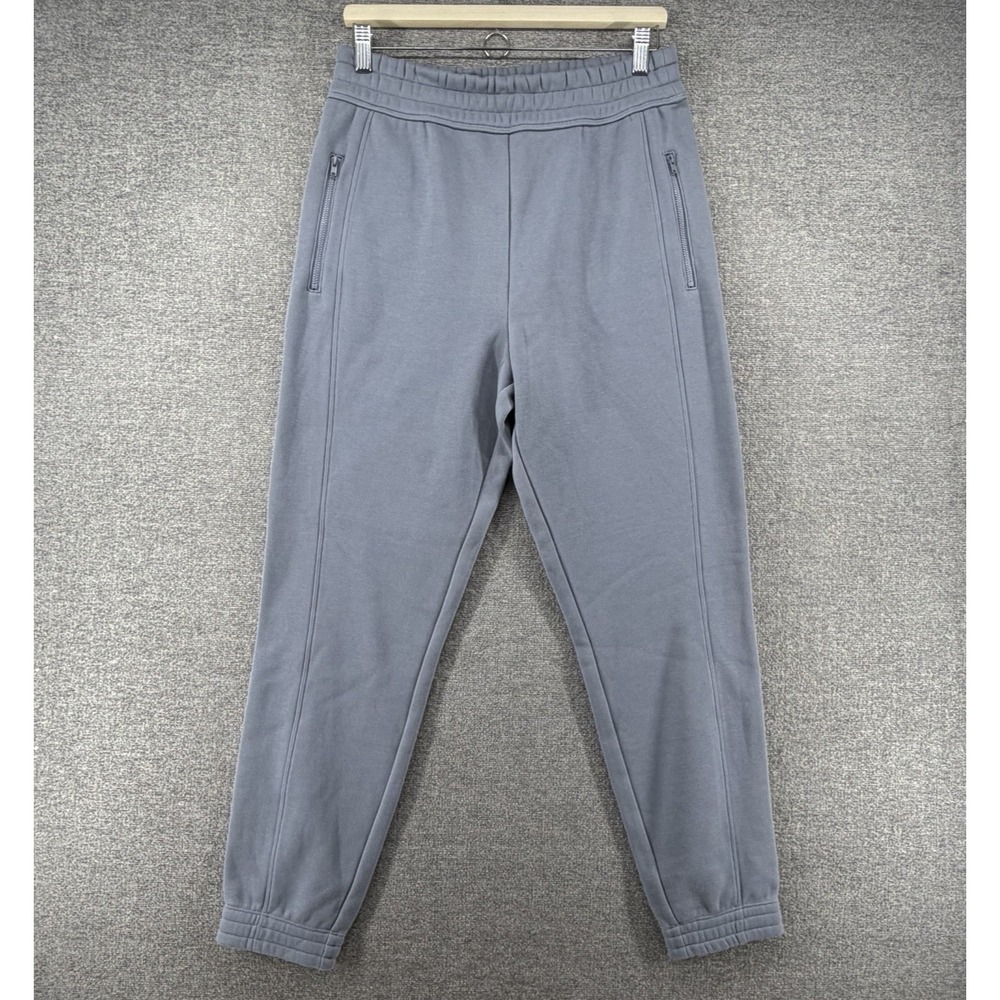 Fabletics Fleece Jogger Pants Women Size Medium Gray Activewear